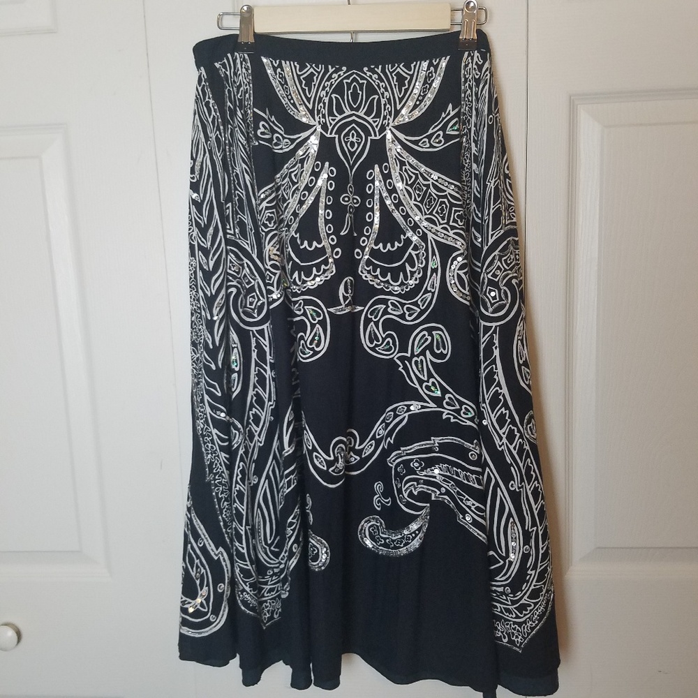 KAKTUS Skirt Large Sequins Black